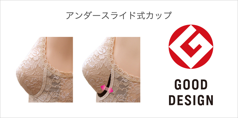 アンダースライド式カップ: GOOD DESIGN